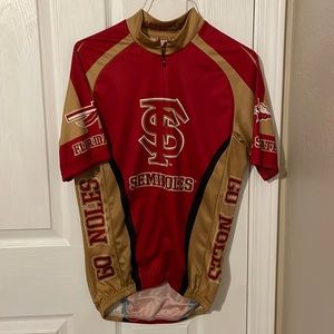 Florida State Seminoles Bike Jersey FSU Bicycle L